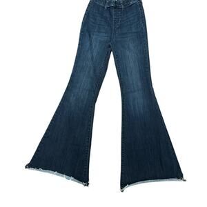 Judy Blue Womens 0/24 Pull On Super Flare Jeans Bell Bottoms